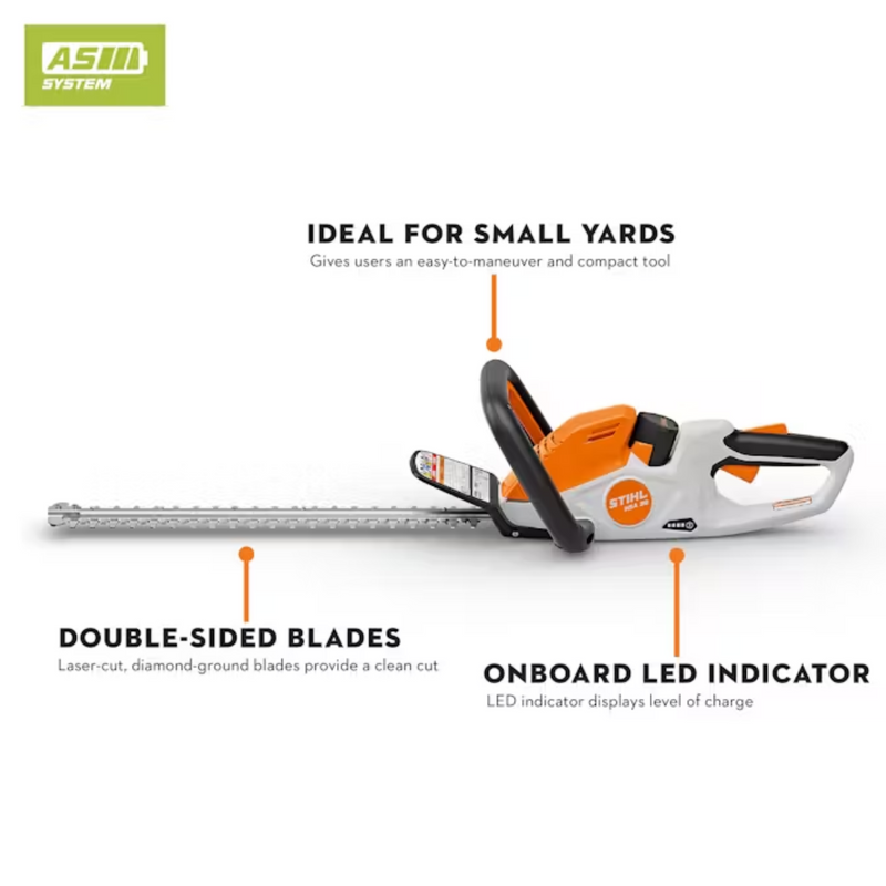 STIHL LITHIUM-ION HEDGE TRIMMER (AS SERIES) HSA 30
